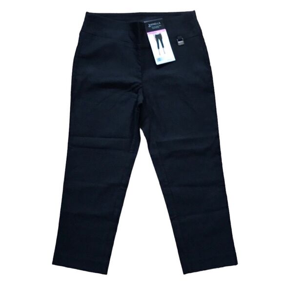NEW  Rafaella  Black Capris - Picture 1 of 7